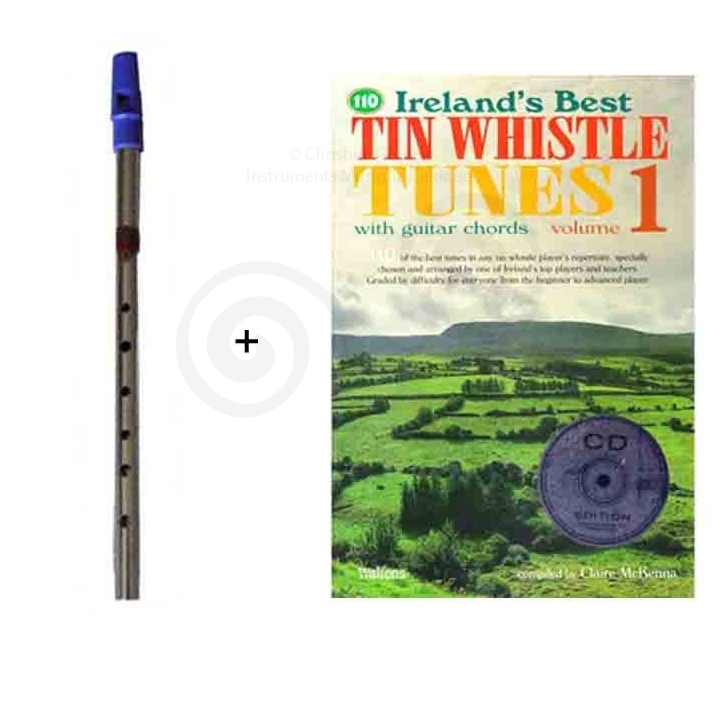 Pack flute whistle + partitions avec CD