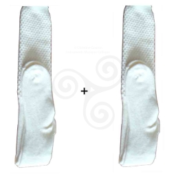 Lot de 2 paires de chaussettes laine Mac Callum écru