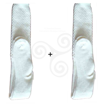 Lot de 2 paires de chaussettes laine Mac Callum écru