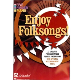 Partitions faciles pour piano Enjoy Folksongs