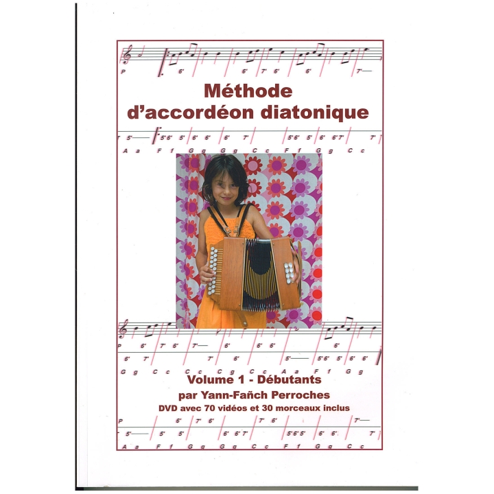 Méthode d'accordéon diatonique avec DVD - volume 1