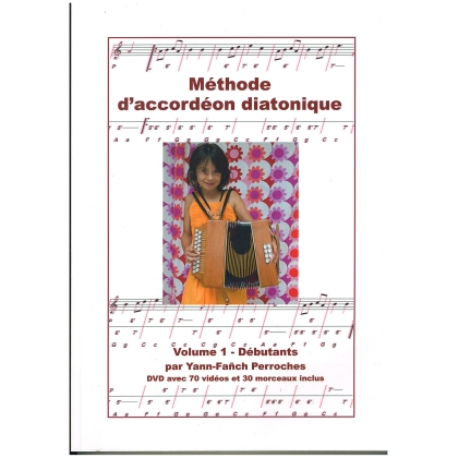 Méthode d'accordéon diatonique avec DVD - volume 1