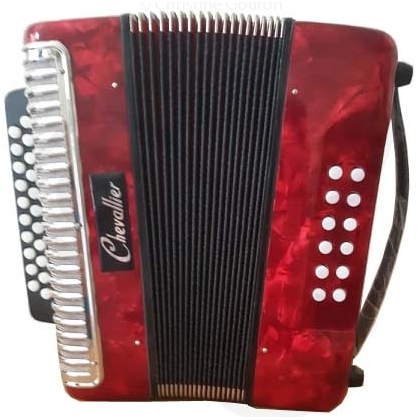 Accordéon diatonique intermédiaire/danse  12 basses 3 voix Chevallier