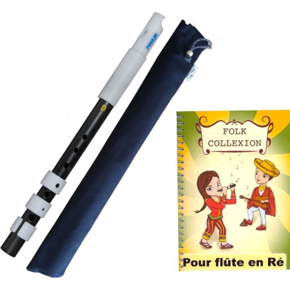 Pack multi-flute Ré + housse + répertoire Folk Collexion