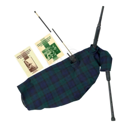 Pack cornemuse d'intérieur + méthodes écossais vert